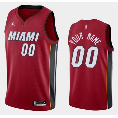 Herren NBA Miami Heat Trikot Benutzerdefinierte Jordan Brand 2020-2021 Statement Edition Swingman